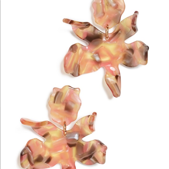 Lele Sadoughi Small Paper Lily Earrings - Picture 3 of 5